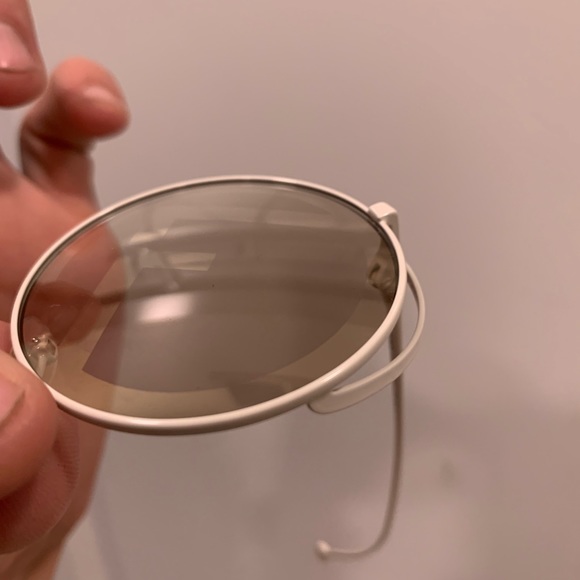 Fendi Printed Run Away Round Frame Sunglasses FF 0343/S White - Picture 9 of 9